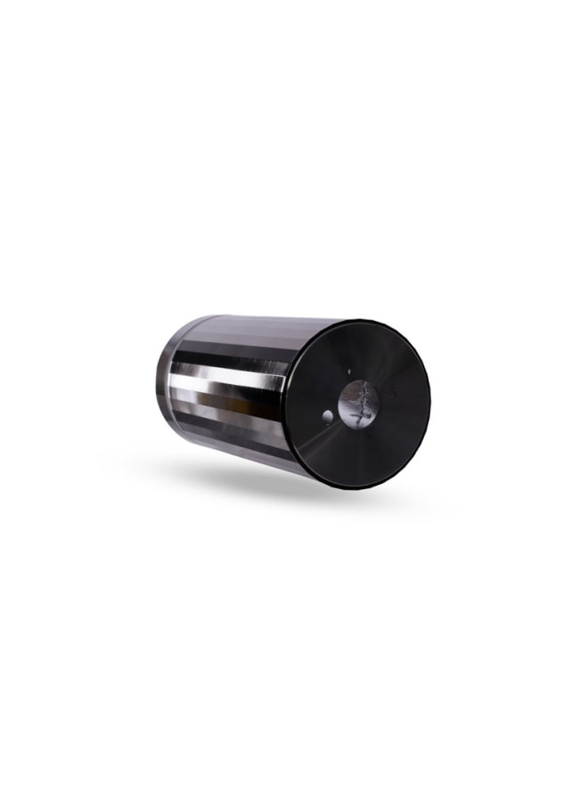 Jana Light Empty Faceted Black Aluminum Cylinder with Acrylic Edge, 7×15 cm – Jana Light JN456 - Image 4